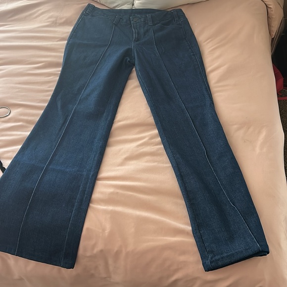 Tory Burch 31” wide leg trouser jeans - Picture 2 of 5